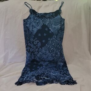 Limited Too Blue Chemise with Adjustable Straps